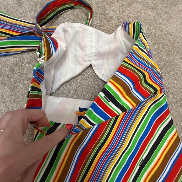 SIMON MILLER PIKO STRIPED LINEN MAXI DRESS - Picture 15 of 16